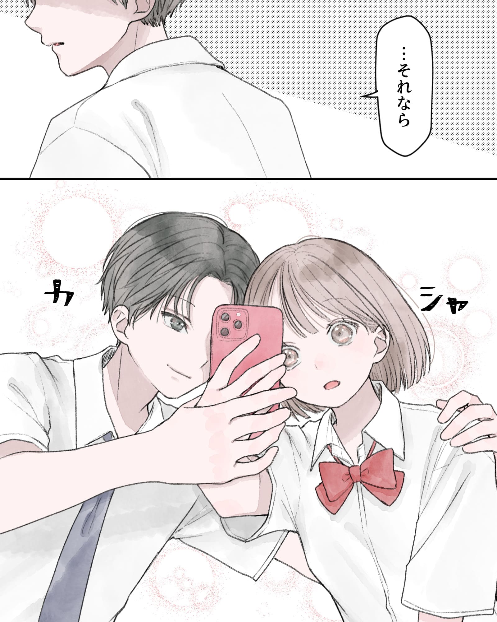 「…それなら」
※カシャ（写真を撮る音）