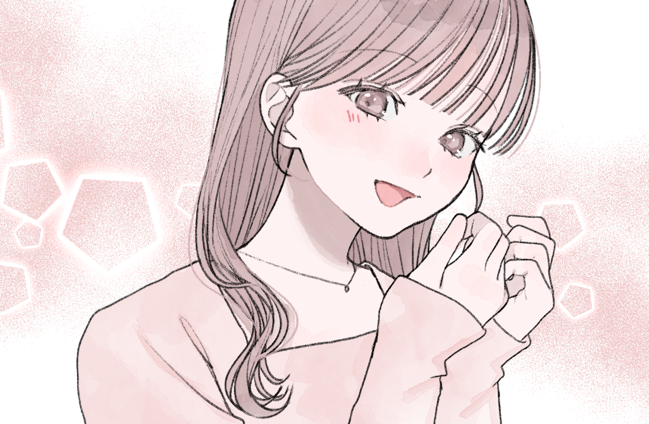 『夢見る恋は始まらない』主人公の桃原杏。