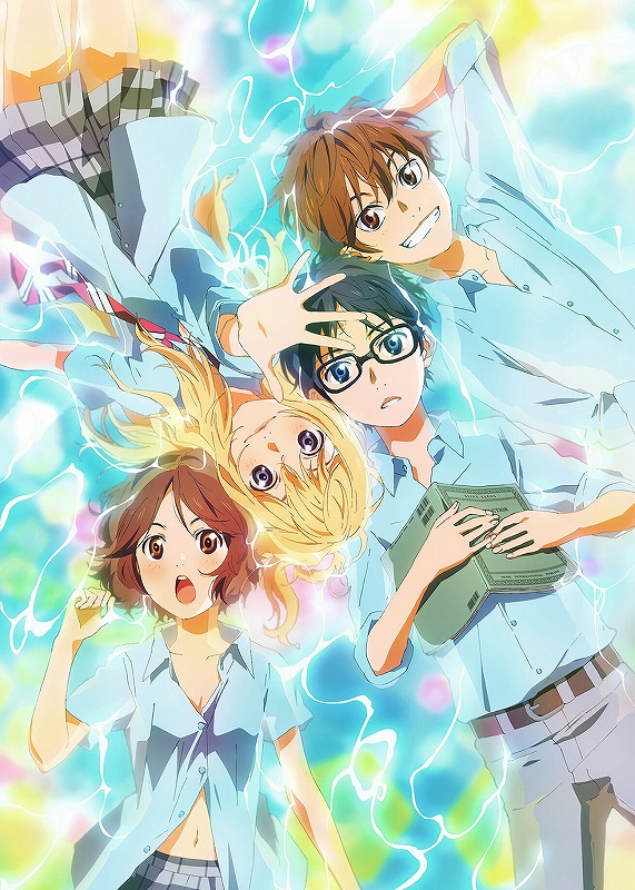 アニメ「四月は君の噓」キービジュアル
