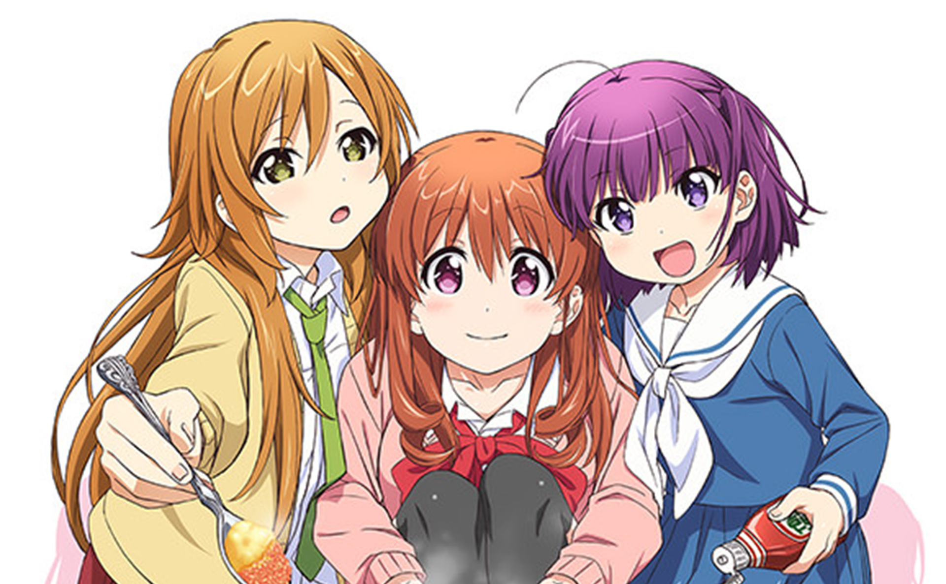 アニメ「幸腹グラフィティ」キービジュアル
